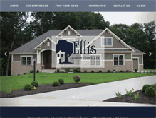 Tablet Screenshot of elliscustomhomes.net